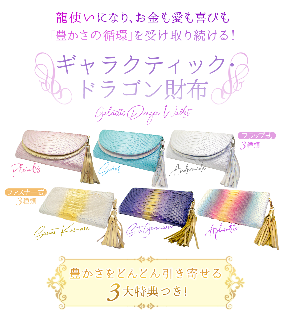 ギャラクティック・ドラゴン財布