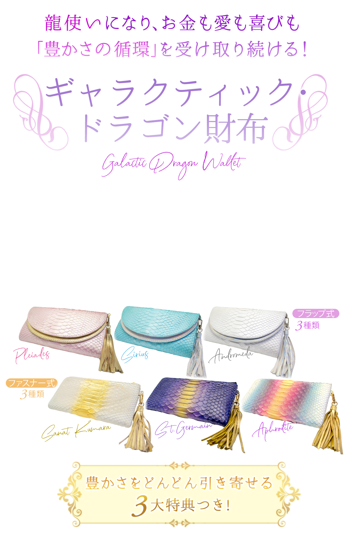 ギャラクティック・ドラゴン財布